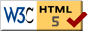 Valid HTML 5